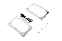 HARLEY Gebogenes Nummernschild mit Rahmen Chrom Passend für 2010-2023 FLHRXS, 2010-2023 FLHX, 2010-2023 F