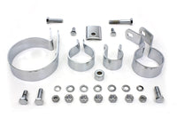 HARLEY Chrom-Auspuffschellen-Kit passend für 1941-1952 EL, 1941-1957 FL,