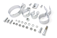 HARLEY Chrom-Auspuffschellen-Kit passend für 1941-1952 EL, 1941-1957 FL,