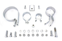 HARLEY Chrom-Auspuffschellen-Kit passend für 1941-1952 EL, 1941-1957 FL,