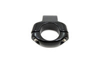 HARLEY Deco Mirror Clamp Black fits 0-  Custom, application for use on 1 handlebars"