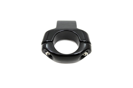 HARLEY Deco Mirror Clamp Black fits 0-  Custom, application for use on 1 handlebars"