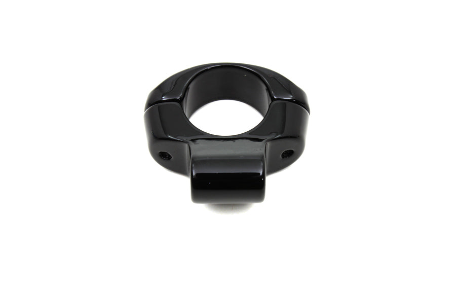 HARLEY Deco Mirror Clamp Black fits 0-  Custom, application for use on 1 handlebars"