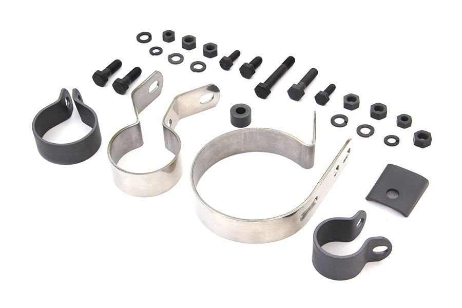 HARLEY Auspuffschellen-Kit Passend für 1941-1957 FL, 1941-1952 EL,
