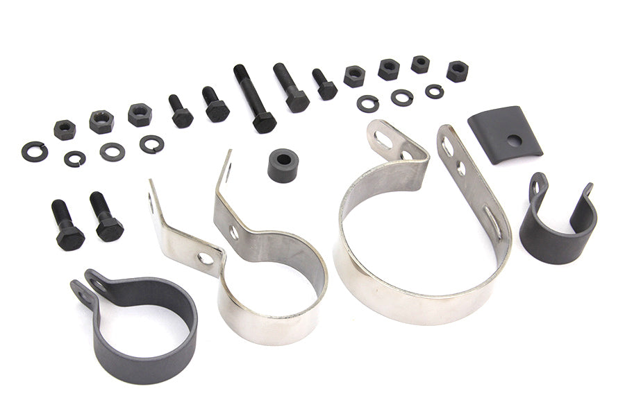 HARLEY Auspuffschellen-Kit Passend für 1941-1957 FL, 1941-1952 EL,