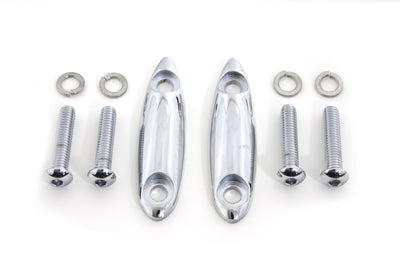 HARLEY Chrom Blinker Abdeckplatten Passend für 1998-2013 FLTR, 1998-2013 FLTRX,