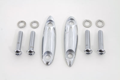 HARLEY Chrom Blinker Abdeckplatten Passend für 1998-2013 FLTR, 1998-2013 FLTRX,