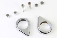 HARLEY Chrom Blinker Klemmensatz 39mm Gabeln Passt 0- Custom, Anwendung für 39mm Gabeln