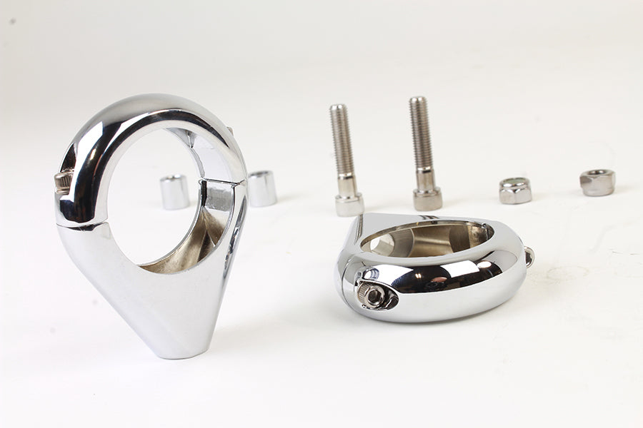 HARLEY Chrom Blinker Klemmensatz 39mm Gabeln Passt 0- Custom, Anwendung für 39mm Gabeln
