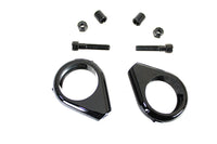 HARLEY Schwarzes Blinkerhalterungs-Kit 41mm Gabeln Passend für 0- Custom, Anwendung für 41mm Gabeln