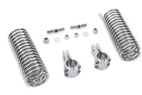 HARLEY Chrome 7 inch Seat Spring Kit fits 1936-1952 EL,  1941-1957 FL,