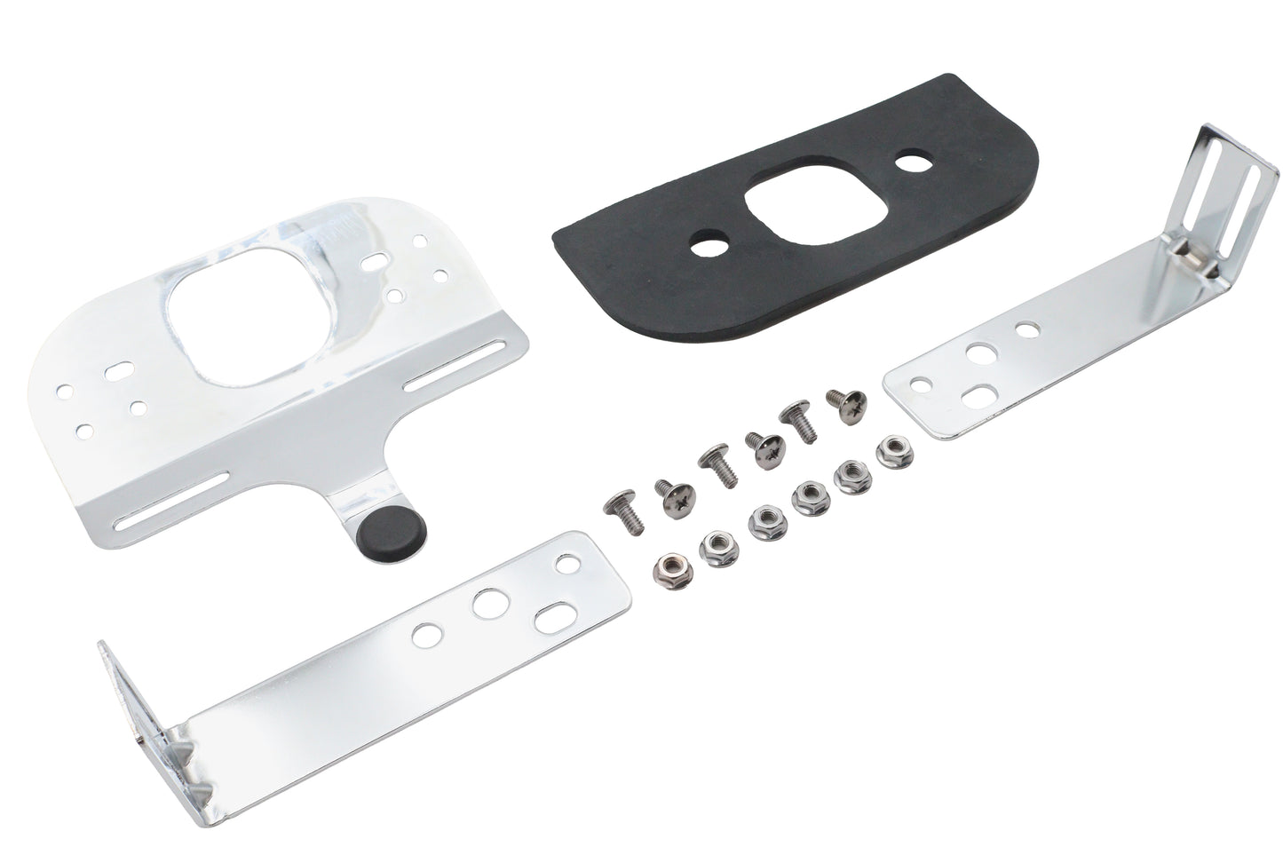 HARLEY Rücklicht verstellbarer Halter Chrom Passt 0-  Custom, Anwendung