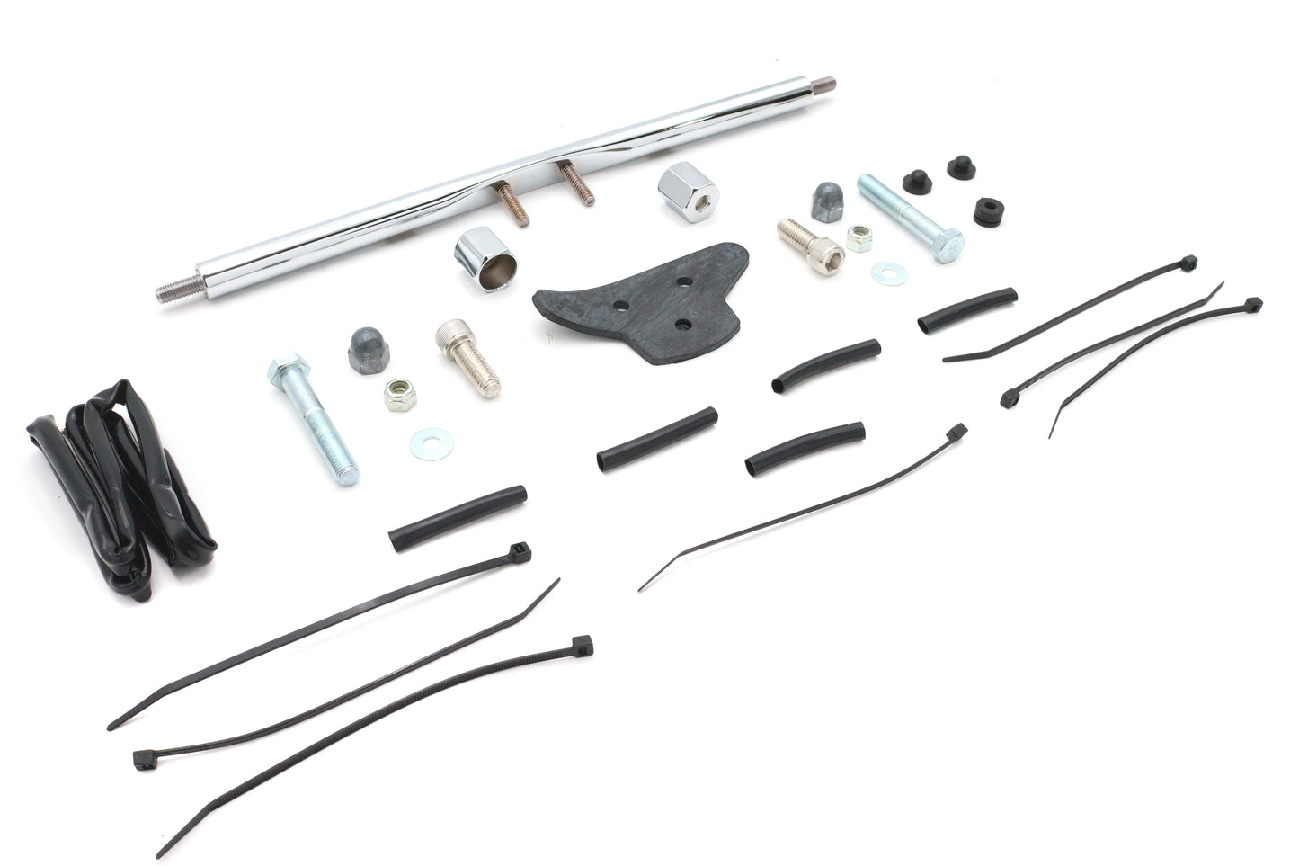 Harley Chrom 12 Zoll Low Boyz Blinkerleiste Set passend für 1974-1984 FL, 1986-UP FLST, 1973-1984 FX