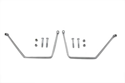 HARLEY Chrome Satteltaschenhalterung Set passend für XL-Modelle der Baujahre 1952-1978,