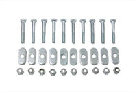 HARLEY T-Bolt Set Passend 0-  Ersatz, Anwendung für Schalldämpferrohre mit Kanalbefestigung
