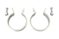 HARLEY Edelstahlauspuffschellen-Set Passend für 1948-1952 FL, 1948-1952 EL,