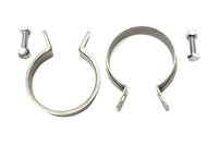 HARLEY Edelstahlauspuffschellen-Set Passend für 1948-1952 FL, 1948-1952 EL,