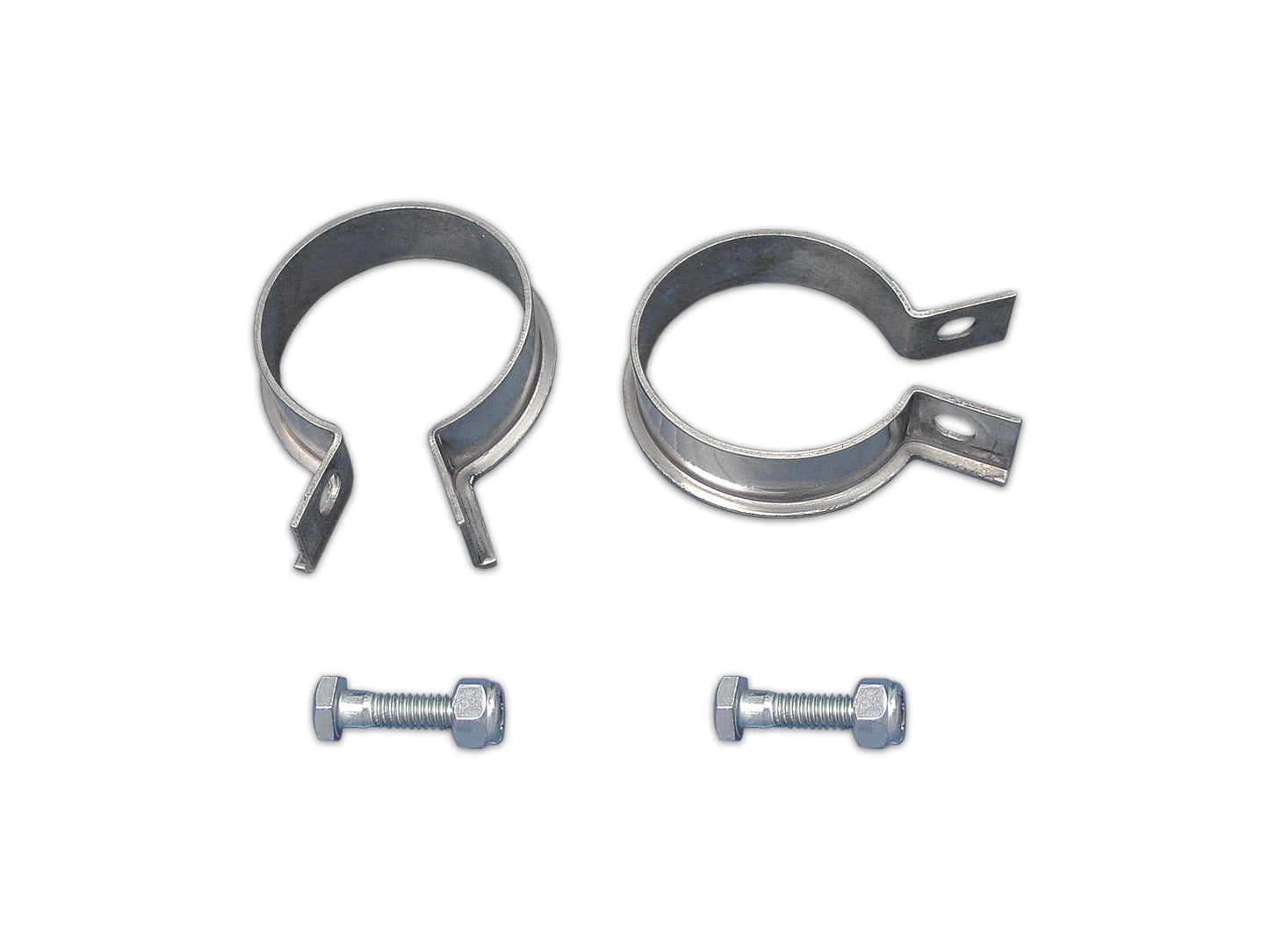 HARLEY Auspuffkrümmer-Klemmen-Set Edelstahl Passend für 1952-1956 K, 1957-1978 XL,