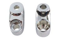 HARLEY Blinkerhalterung 39mm Gabel Chrom Passend für 1987-1992 XL, 1987-1992 FXR, 1991-1992 FXD,