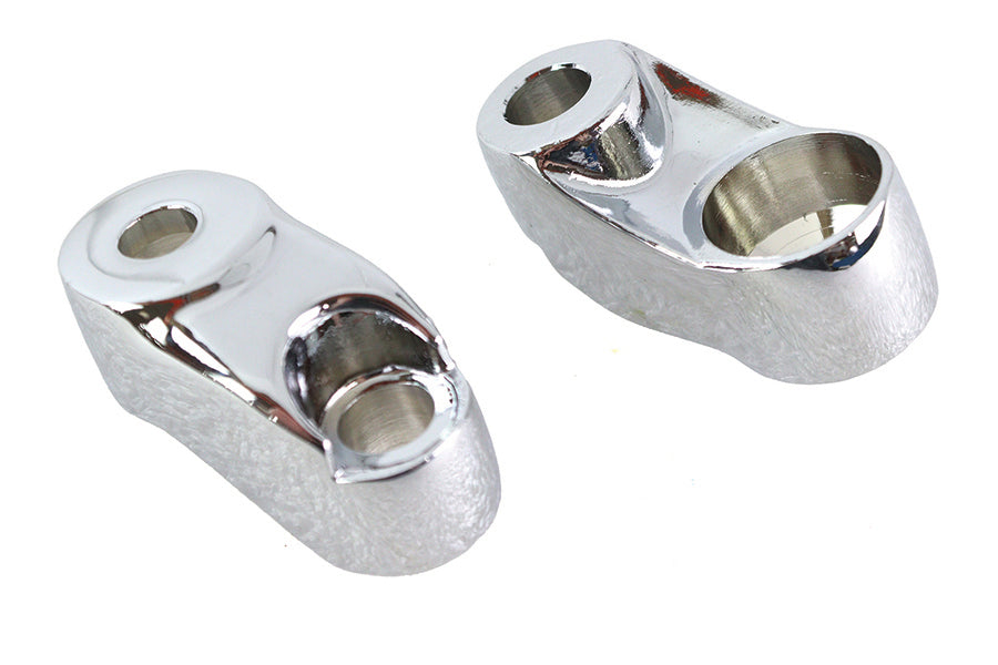 HARLEY Blinkerhalterung 39mm Gabel Chrom Passend für 1987-1992 XL, 1987-1992 FXR, 1991-1992 FXD,