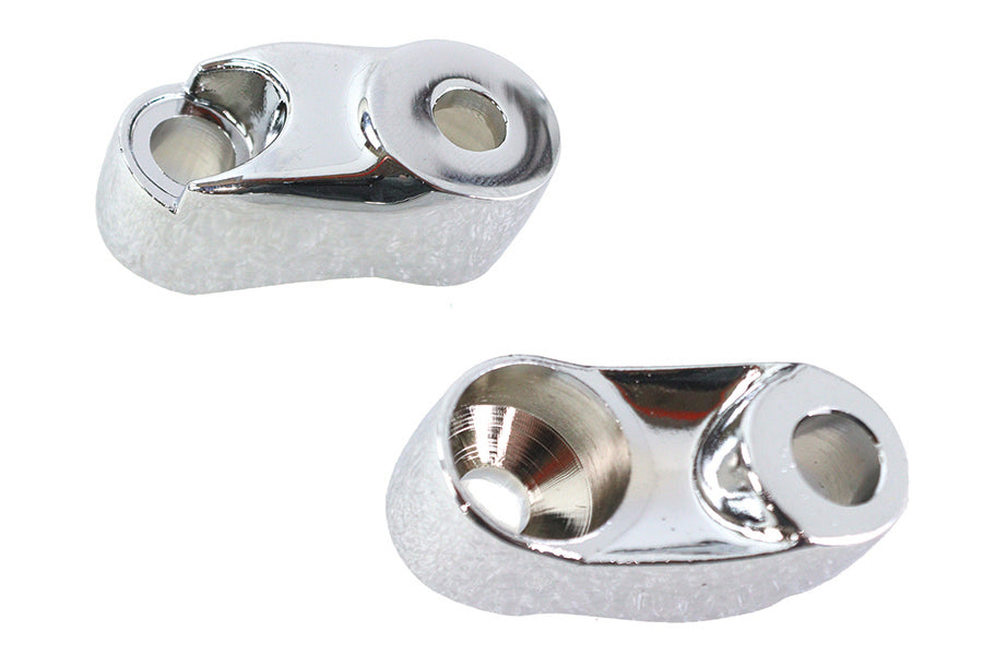 HARLEY Blinkerhalterung 39mm Gabel Chrom Passend für 1987-1992 XL, 1987-1992 FXR, 1991-1992 FXD,