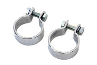 HARLEY Chrom 1-5/8 Zoll Schalldämpferkörper und Endklemmen-Set passend für 0- Custom, Anwendung