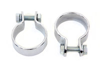 HARLEY Chrom 1-5/8 Zoll Schalldämpferkörper und Endklemmen-Set passend für 0- Custom, Anwendung
