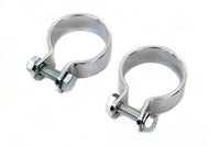 HARLEY Chrom 1-5/8 Zoll Schalldämpferkörper und Endklemmen-Set passend für 0- Custom, Anwendung