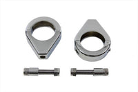HARLEY Chrom Blinker Klemmensatz 39mm Gabeln Passt 0- Custom, Anwendung 0- Custom, Anwendung