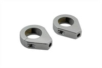HARLEY Chrom Blinkerhalter-Satz 35 mm Gabeln Passend für 0-  Zoll Custom, Anwendung 0-  Zoll Custom, Anwendung