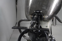 HARLEY Schwarzer Sitz T und Chrom-Kolben-Kit passend für 2000-2017 FXST, 2000-2017 FLST,