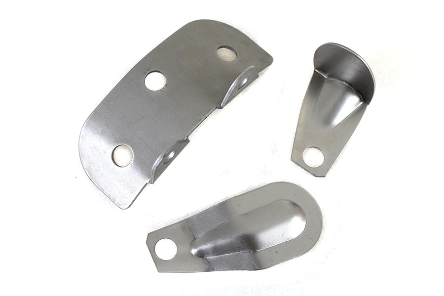 HARLEY Raw Steel Oil Tank Bracket Kit fits 1936-1952 EL,  1941-1964 FL,