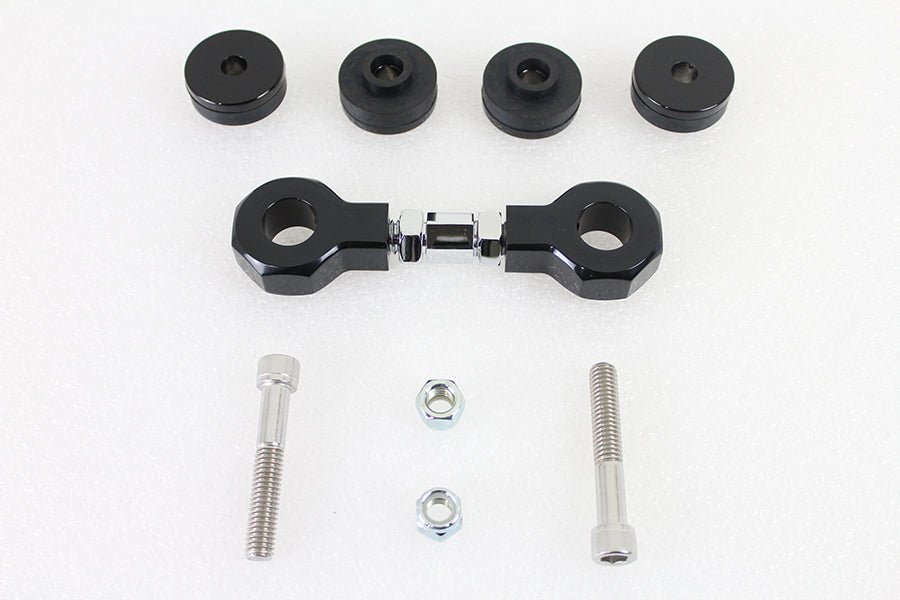 HARLEY Motorhalterungs-Stabilisator-Kit Schwarz Passend für 1992-2004 FXD,