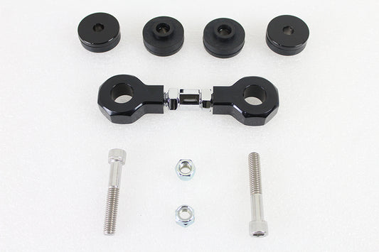 HARLEY Motorhalterungs-Stabilisator-Kit Schwarz Passend für 1992-2004 FXD,