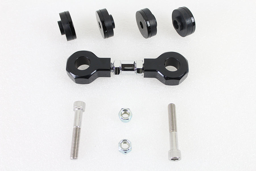 HARLEY Motorhalterungs-Stabilisator-Kit Schwarz Passend für 1992-2004 FXD,
