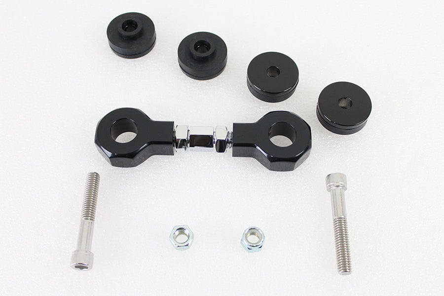 HARLEY Motorhalterungs-Stabilisator-Kit Schwarz Passend für 1992-2004 FXD,