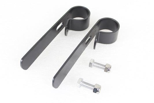 HARLEY Black Oxide 1-1/4 inch Exhaust  inchP inch Clamp Set Fits 0-  Custom, application