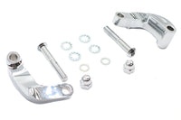 HARLEY Chrom Glatter Spiegelverlegungssatz Passend für 2006-2017 FXD, 2008-UP FXST, 2008-UP FLST,