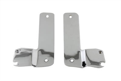 HARLEY Windshield Mount Brackets Chrome fits 1987-1992 FLT,  1983-1992 FLHT,