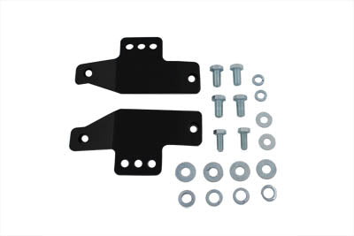 HARLEY Black Seat Handrail Mount Kit fits 0-  Custom, application for police style solo seats