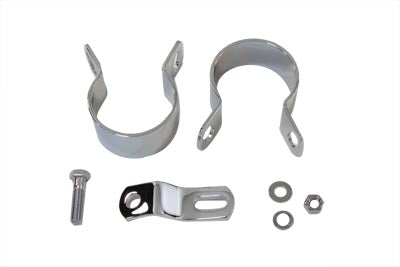 HARLEY Auspuffhalterungsklemmen-Kit Chrom Passend für 1982-1994 FXR, 1991-1996 FXD,