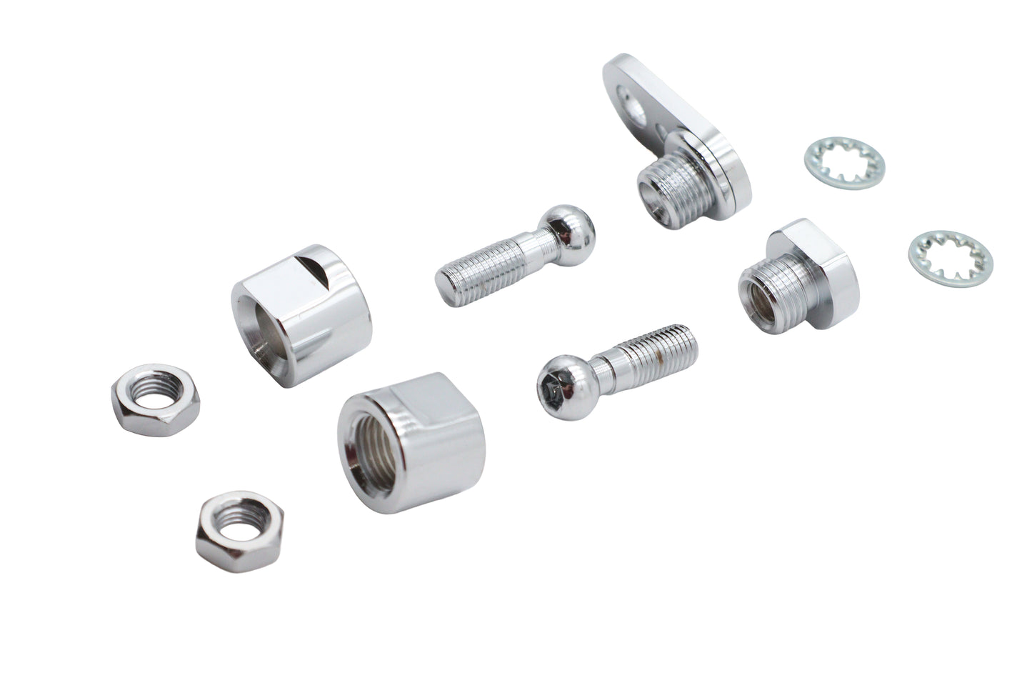 HARLEY Chrom Vorderer Blinker Klemmkugelbolzen Passend für 1988-2003 XLH, 883, 883 Hugger 1988-2003 XL, 12