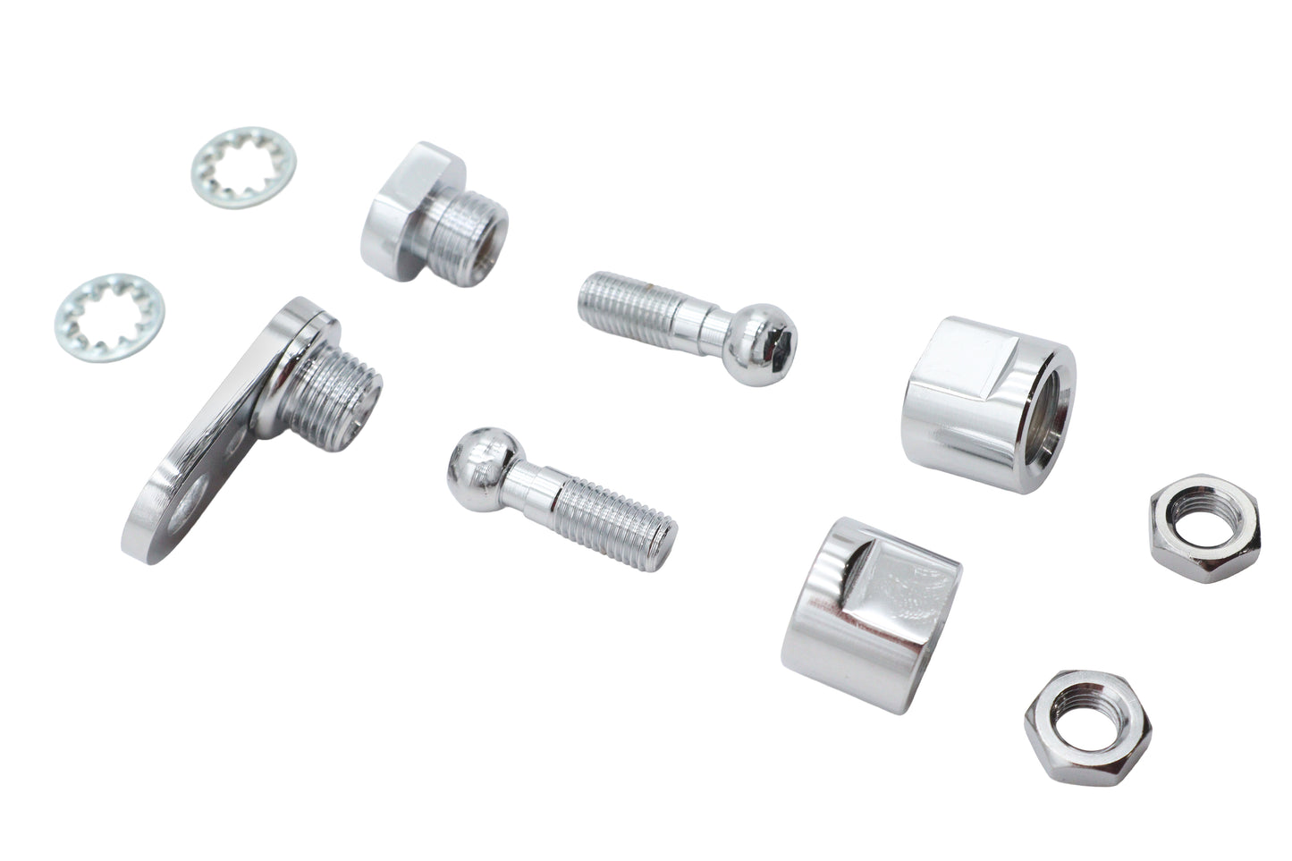 HARLEY Chrom Vorderer Blinker Klemmkugelbolzen Passend für 1988-2003 XLH, 883, 883 Hugger 1988-2003 XL, 12