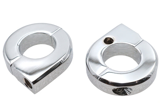 HARLEY Chrome Universal Mount Clamp Set 1 inch Fits 0-  Custom, application