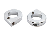 HARLEY Chrom Universal Montageklemmen-Set 1-1/8 Zoll Passend für 0- Kundenspezifisch, Anwendung