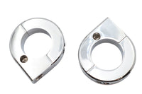 HARLEY Chrom Universal Montageklemmen-Set 1-1/8 Zoll Passend für 0- Kundenspezifisch, Anwendung