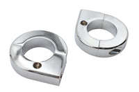 HARLEY Chrom Universal Montageklemmen-Set 1-1/8 Zoll Passend für 0- Kundenspezifisch, Anwendung