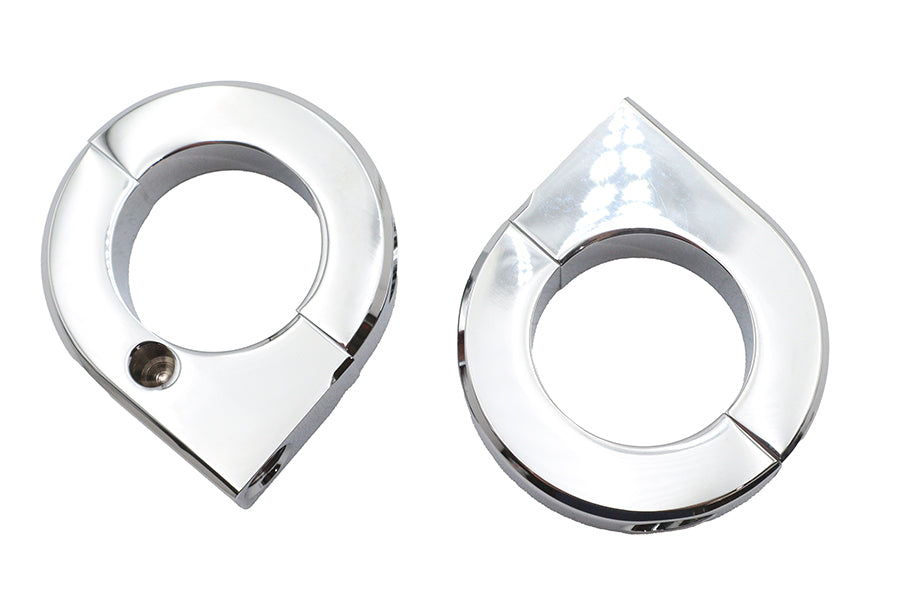 HARLEY Chrom 1-1/4 Zoll Universal-Halterungsklemmen-Set Passt 0-  Custom, Anwendung