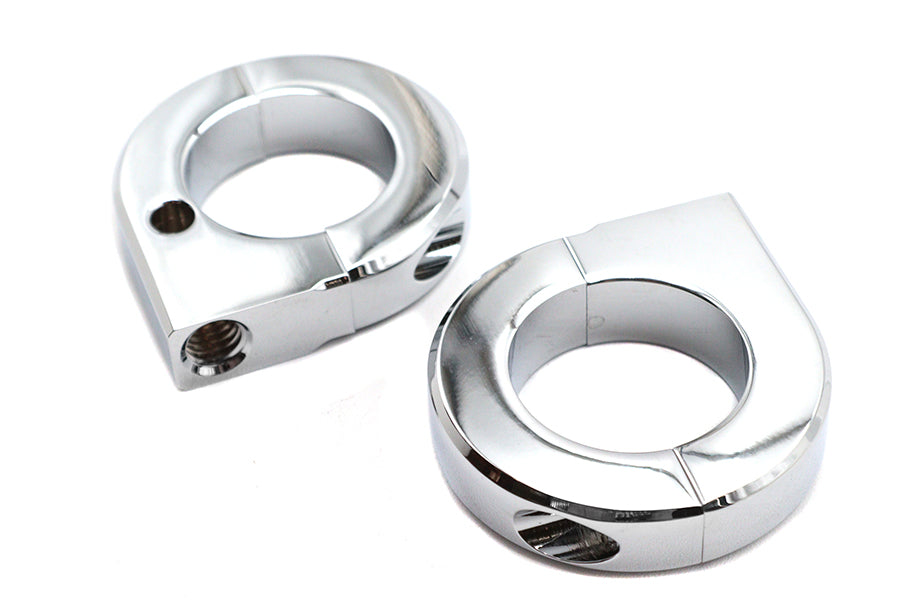 HARLEY Chrom 1-1/4 Zoll Universal-Halterungsklemmen-Set Passt 0-  Custom, Anwendung