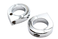 HARLEY Chrom 1-1/4 Zoll Universal-Halterungsklemmen-Set Passt 0-  Custom, Anwendung